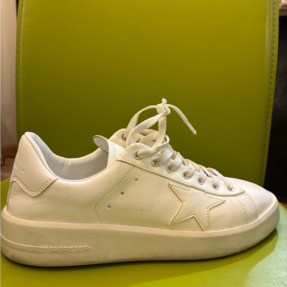 Golden Goose Pure Star White Sneakers
